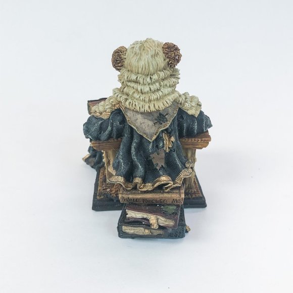 Boyds Bears and Friends 1997 "Judge Griz Hissonah” Figurine Vintage - Picture 4 of 10